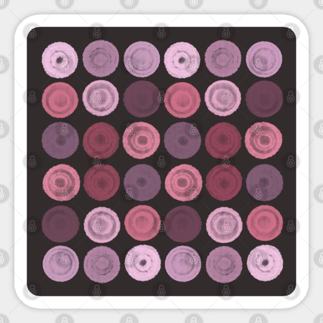 Abstract pattern with pastel circles Sticker by shikita_a